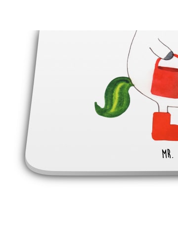 Mr. & Mrs. Panda Untersetzer Einhorn Gärtner ohne Spruch in Weiß