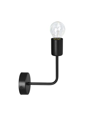 Licht-Erlebnisse Wandlampe (B)8 x (H)20 cm in Schwarz