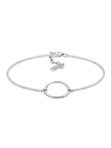 Elli Armband 925 Sterling Silber Geo, Kreis in Silber