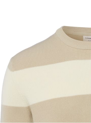 Lindbergh Pullover in melange ecru - 0001