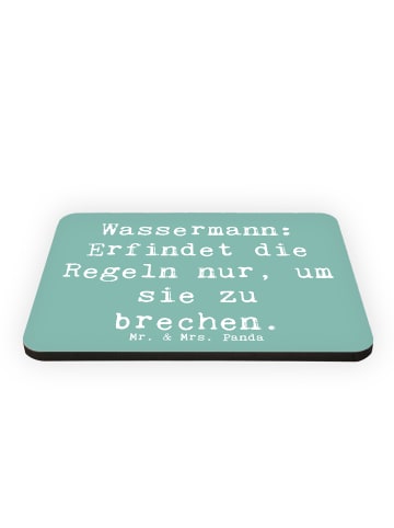 Mr. & Mrs. Panda Magnet Spruch Wassermann Freigeist mit Spruch in Meeresbrise