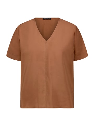 Betty Barclay Blusenshirt kurzarm in Classic Nougat