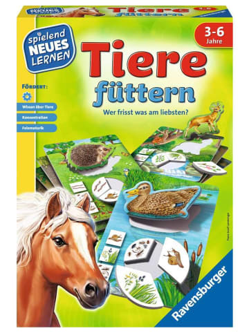 Ravensburger Lernspiel Tiere füttern - Kinderspiel ab 3 Jahre 3-6 Jahre in bunt
