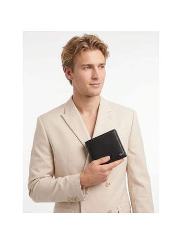Golden Head Dublin Geldbörse RFID Schutz Leder 13 cm in schwarz