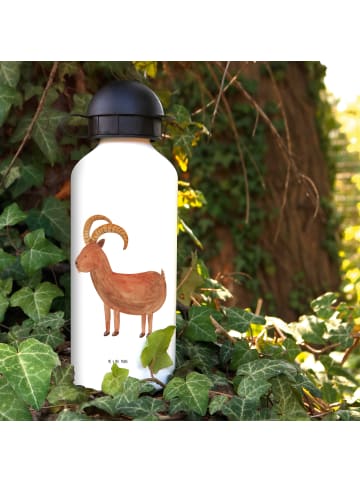 Mr. & Mrs. Panda Alu Trinkflasche Sternzeichen Steinbock ohne Sp... in Weiß