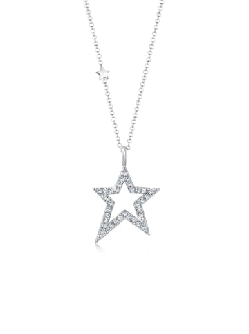 Elli Halskette 925 Sterling Silber Sterne, Astro in Silber