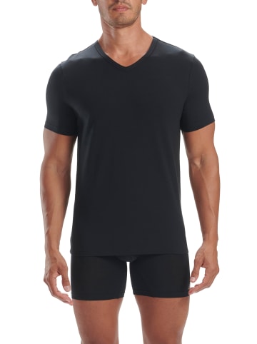 adidas T-Shirt V-Neck T-Shirt (2PK) in Black