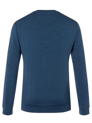 super.natural Merino Sweatshirt in dunkelblau