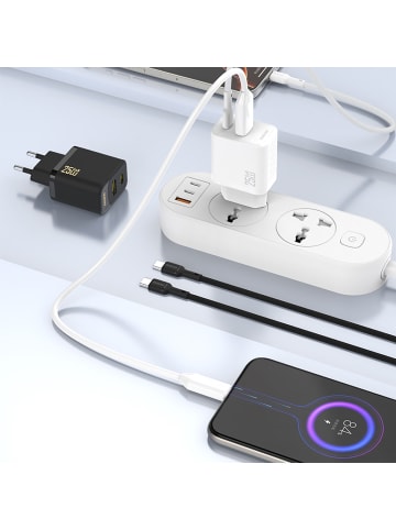 Dudao A26T 25W GaN Ladegerät USB-A USB-C