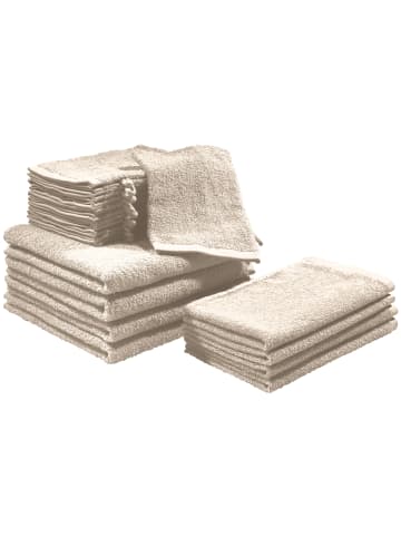 REDBEST Frottier, Leichtfrottier Frottier-Set 20-tlg. Oceanside in beige