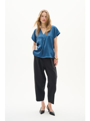 InWear Kurzarm-Bluse RinnaIW Lockere Passform in Ensign Blue