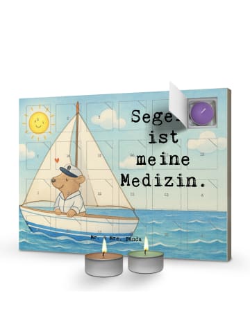Mr. & Mrs. Panda adventskalender mit kerzen Bär Segeln Design mi... in Weiß