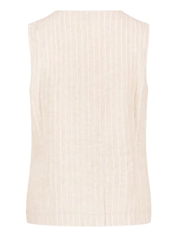 CARTOON Sommerweste mit Streifen in Nature/Silver