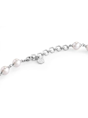 Philipp Plein Halskette mit Anhänger in Silber – (L)40cm
