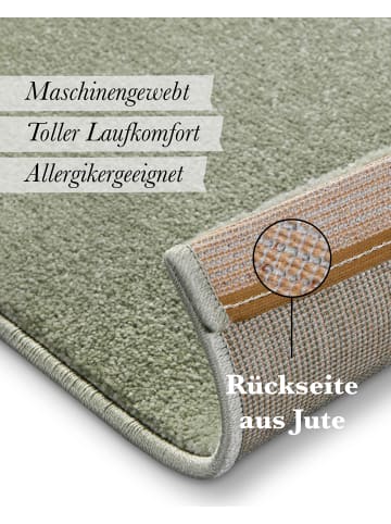 Wecon Home Kurzflorteppich Freja in licht grün