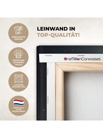 MuchoWow Leinwand Bilder Grün