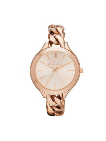 Michael Kors Slim Runway Uhr roségold Edelstahl