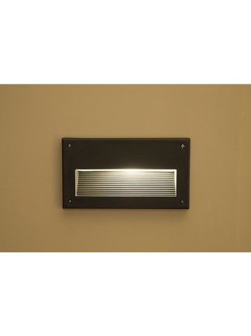 Licht-Erlebnisse Außen Wandlampe (B)22.5 x (H)12.5 cm in AnthrazitAnthrazit