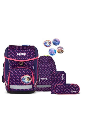 Ergobag Cubo "Lumi" - Schulranzen Set 5tlg. Modell 2025 (AmBärzonas) in PerlentauchBär