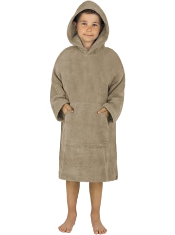 normani Kinder langarm Poncho 6-9 Jahre Pichilemu in Beige