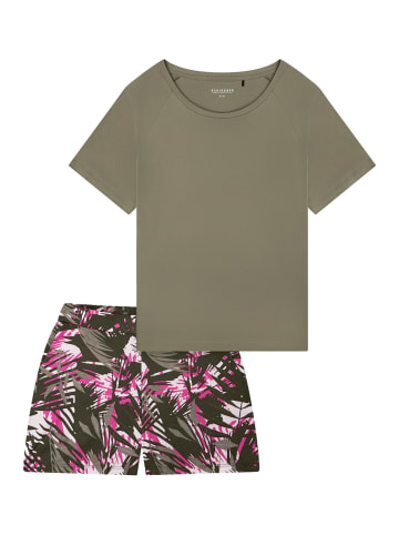 Schiesser Schlafanzug Modern Nightwear in Jade