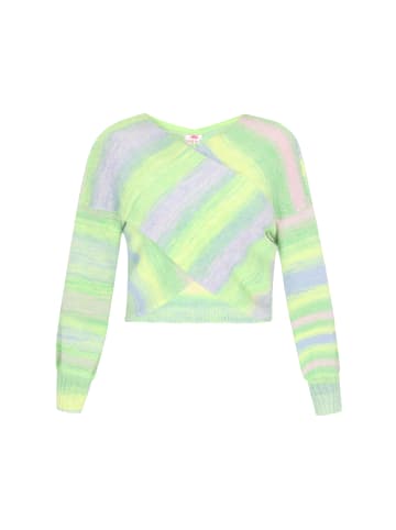 myMo Sweater in green multicolor