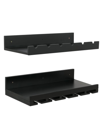 MCW 2er-Set Weinregal P22, Schwarz