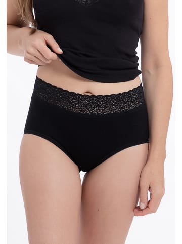 SPEIDEL Taillen Slip Natalie in Schwarz / weiß