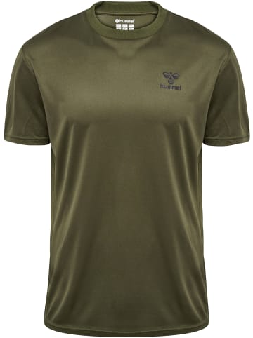 Hummel Hummel T-Shirt Hmlactive Multisport Herren Atmungsaktiv Feuchtigkeitsabsorbierenden in OLIVE NIGHT