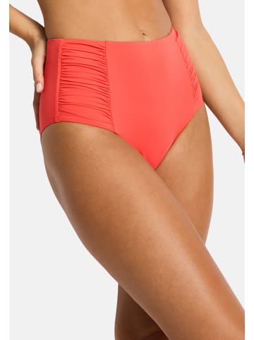 Sea Level Gathered Side High Waist Pant in orange
