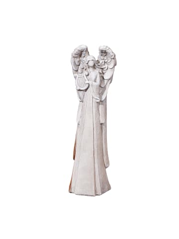 GILDE Figur Orgelspiel grau - (H) 70 cm