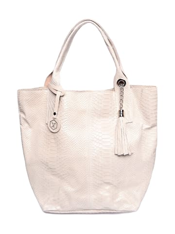 Luisa Vannini Henkeltasche in Beige