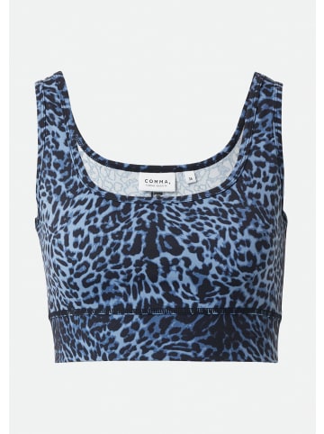 comma T-Shirt Bustier in 51A3_arktisblau