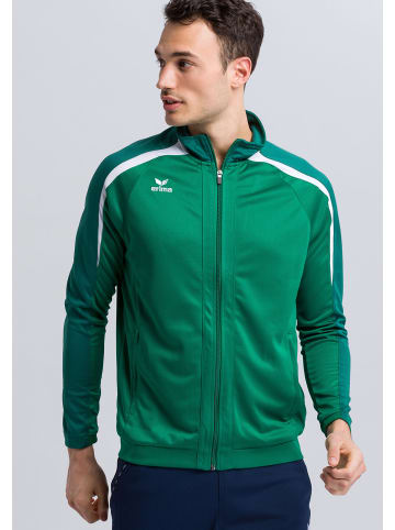 erima Liga 2.0 Polyesterjacke in smaragd/vergreen/weiss