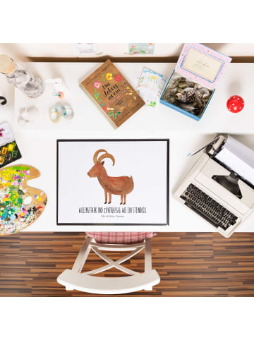 Mr. & Mrs. Panda schreibtischunterlage Sternzeichen Steinbock mi... in Weiß