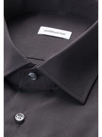 Seidensticker Business Hemd Regular in Schwarz