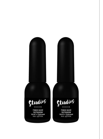 Didier Lab Nagellack SET Base Coat Studios Octagon in clear