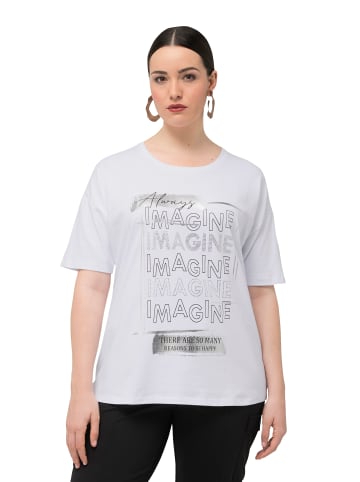 Ulla Popken Shirt in schneeweiß