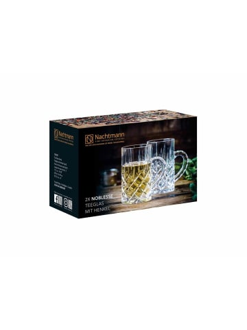 Nachtmann 2er Set Teegläser Noblesse 250 ml transparent in transparent