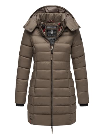 Marikoo Steppmantel Abendsternchen in Stone Brown