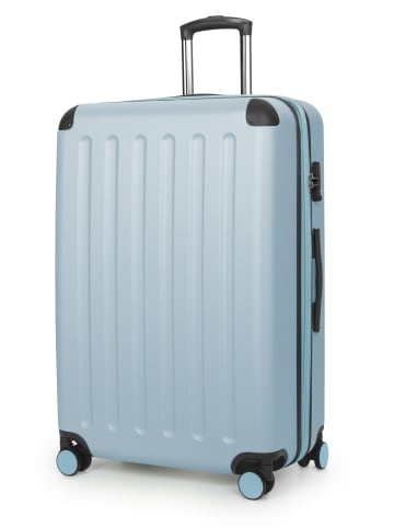 Hauptstadtkoffer Spree - Großer Reisekoffer Trolley Aufgabegepäck Rollkoffer Koffer 75cm, TSA, 119 L in Pool blau