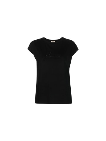 Schwarz Baumwolle T-Shirt