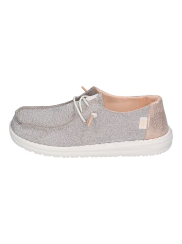 Hey Dude Sneaker Low WENDY Y METALLIC SPARKLE in rosa