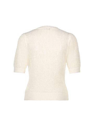Zero  Strickshirt 3/4 Arm Lochstrick in Eggnog
