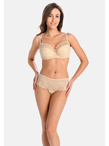 Teyli Halbgepolsterter Bügel-BH mit floraler Spitze Fransua in beige