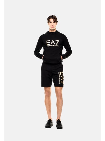 EA7 Sweatshirt in schwarz