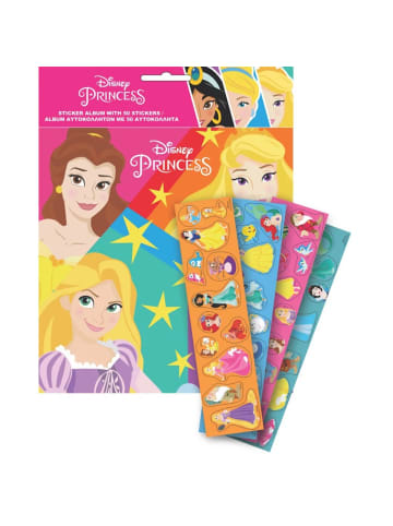 Disney Prinzessin Jointly Stickeralbum mit 50 Stickern