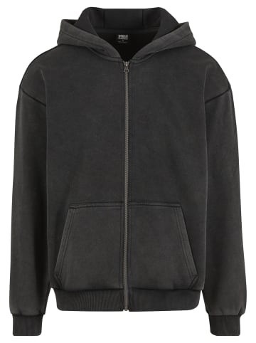 Urban Classics Urban Classics Vintage Heavy Zip Hoodie in magnet