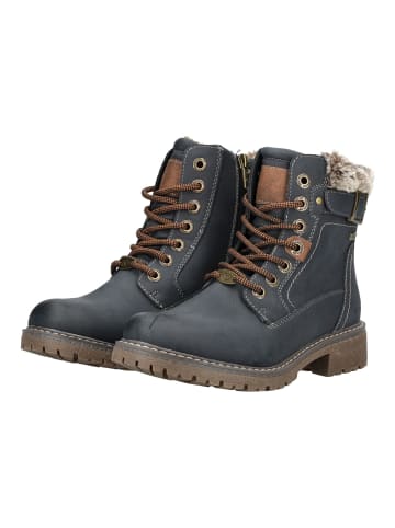 Tom Tailor Stiefelette in Navy