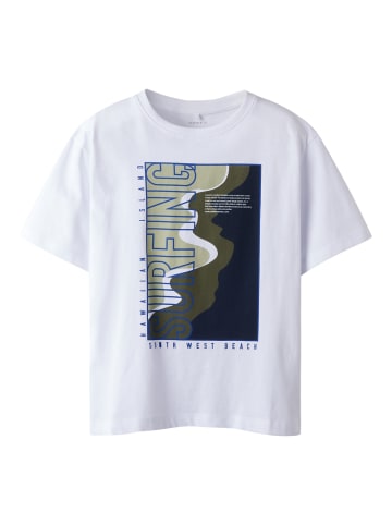 name it 2er Pack T-Shirts Bio-Baumwolle Nkmhansy in bright white